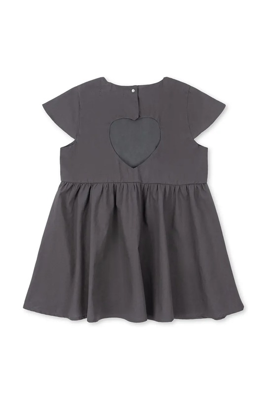 Κοριτσίστικα Konges Sløjd φόρεμα βαμβάκι HEARLY DRESS GOTS KS105411.PPY2 γκρί