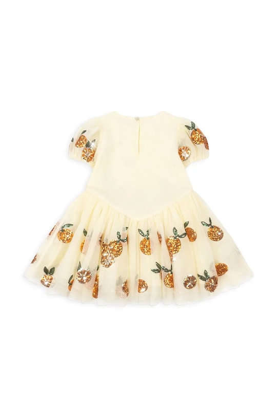 Deklice Konges Sløjd obleka HEARTLILY DRESS KS105412.PPY2 bež