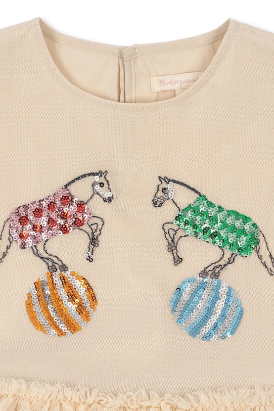 Konges Sløjd сукня ODETTE DRESS KS105509.PPY2 бежевий