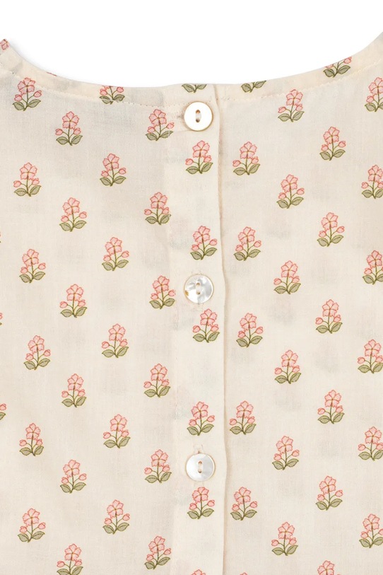 Konges Sløjd рокля от памук PACEY DRESS GOTS бежов KS105510.PPY2