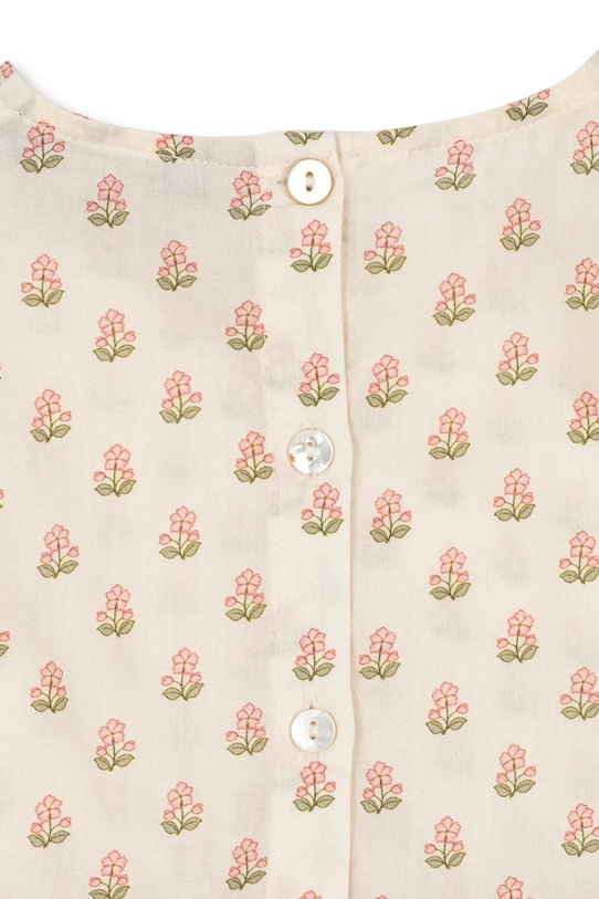 Konges Sløjd рокля от памук PACEY DRESS GOTS бежов KS105510.PPY2