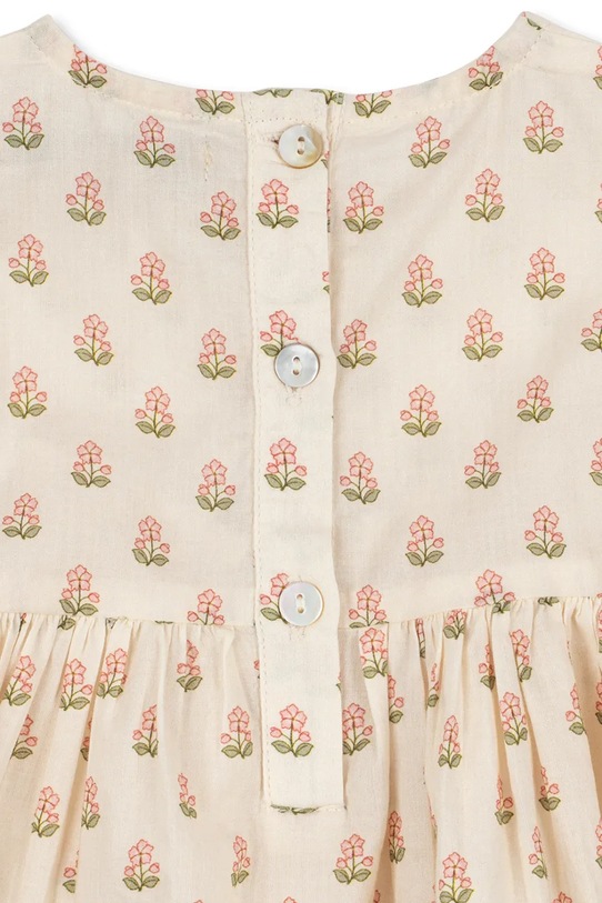 Момиче Konges Sløjd рокля от памук PACEY SET GOTS KS105512.PPY2 бежов