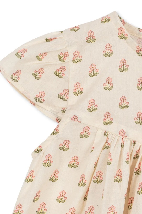 Konges Sløjd рокля от памук PACEY SET GOTS бежов KS105512.PPY2