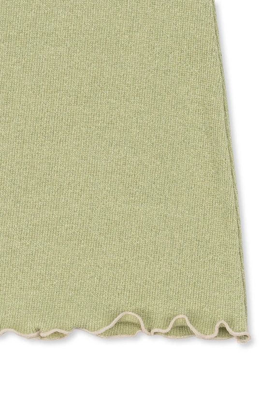 Konges Sløjd rochie cu bumbac ROLI STRAP DRESS OCS verde KS105532.PPY2