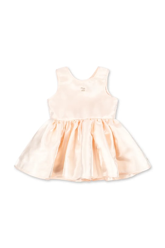 Konges Sløjd φόρεμα flared BELLIS DRESS GRS KS105611.PPY2 μπεζ SS26