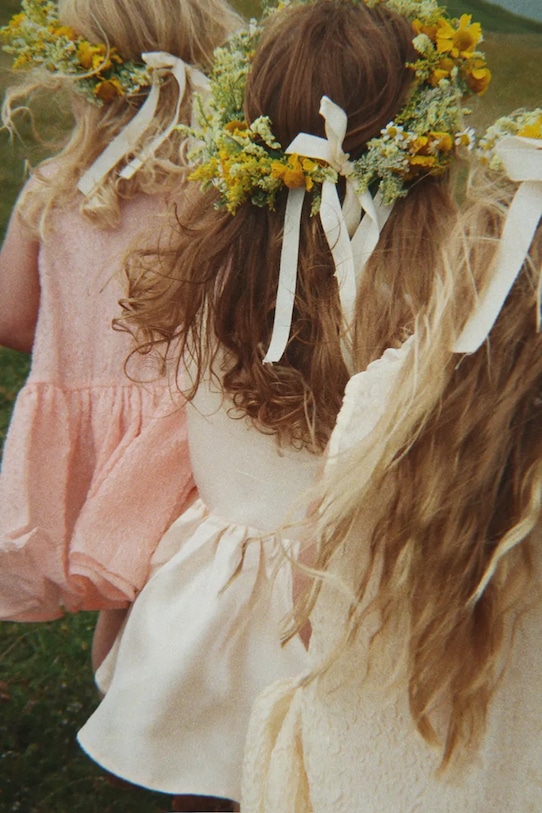 Konges Sløjd φόρεμα flared BELLIS DRESS GRS KS105611.PPY2