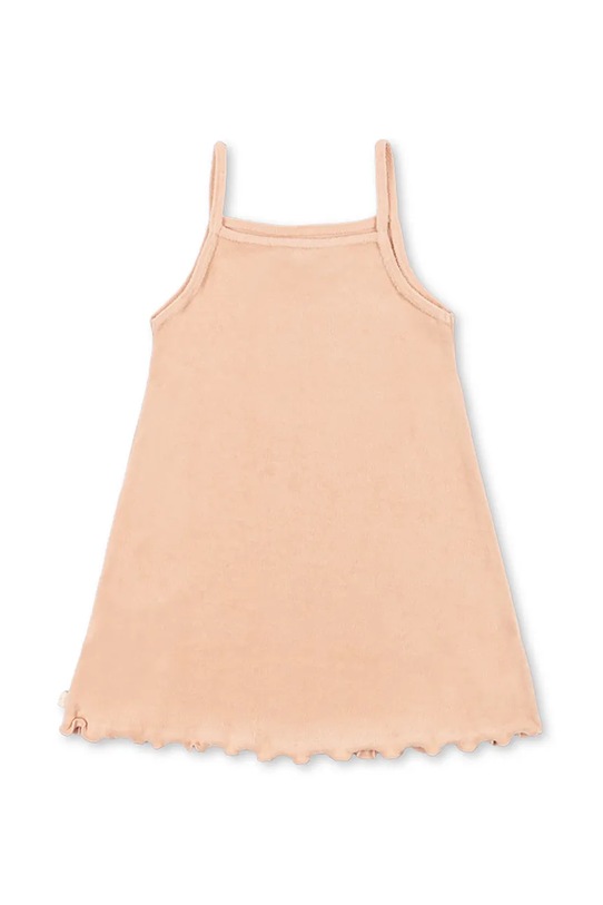 Fete Konges Sløjd rochie din bumbac ITTY STRAP DRESS GOTS - EXCLUSIVE KS105655.PPY2 roz