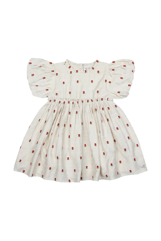 Donsje sukienka letnia Camilla Dress Red Roses 4112901.74.92 beżowy SS26