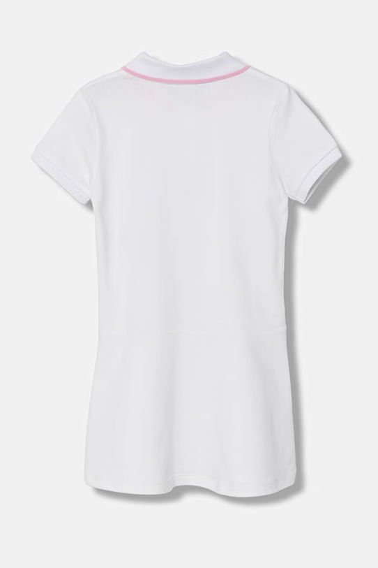 United Colors of Benetton letní šaty bavlněné s elastanem 3WG9GV00Z.P.seasonal bílá SS26