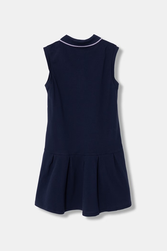 United Colors of Benetton letní šaty bavlněné s elastanem 3WG9CV012.G.seasonal námořnická modř SS26