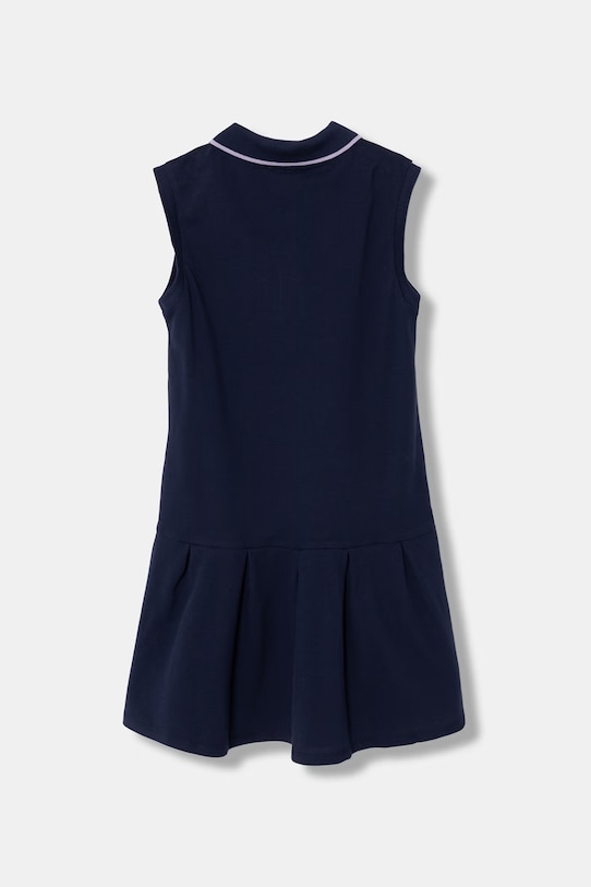 United Colors of Benetton letní šaty bavlněné s elastanem 3WG9CV012.G.seasonal námořnická modř SS26