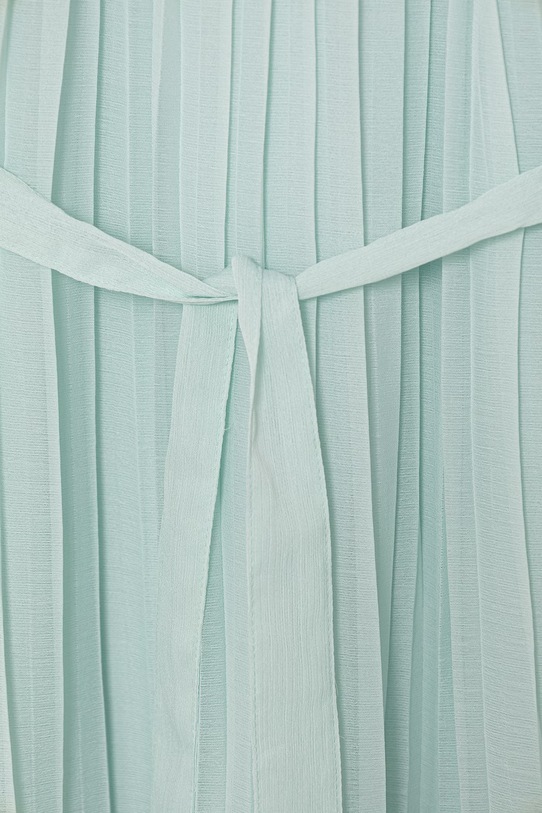 Κοριτσίστικα United Colors of Benetton πλισέ φόρεμα 41EXCV03R.G.Stagionale πράσινο