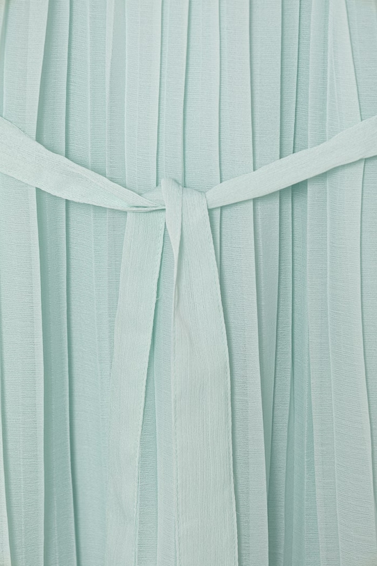 Κοριτσίστικα United Colors of Benetton πλισέ φόρεμα 41EXCV03R.G.Stagionale πράσινο