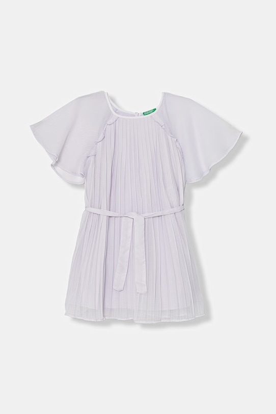 United Colors of Benetton πλισέ Φόρεμα μωβ 41EXCV03R.G.Stagionale