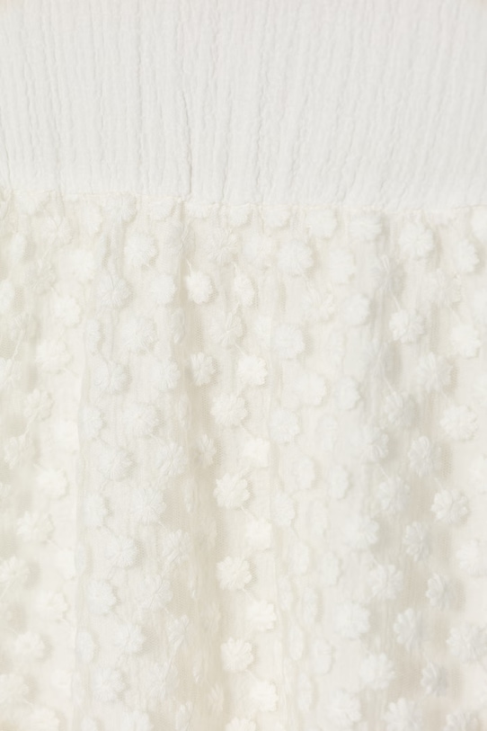 Κοριτσίστικα United Colors of Benetton φόρεμα με βισκόζη 41PTGV02Q.P.Stagionale μπεζ