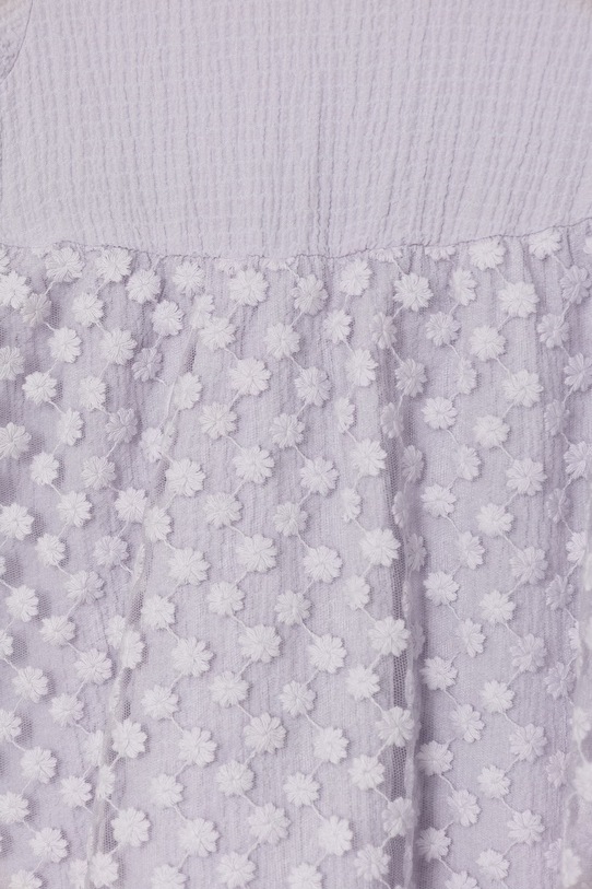 Κοριτσίστικα United Colors of Benetton φόρεμα με βισκόζη 41PTGV02Q.P.Stagionale μωβ