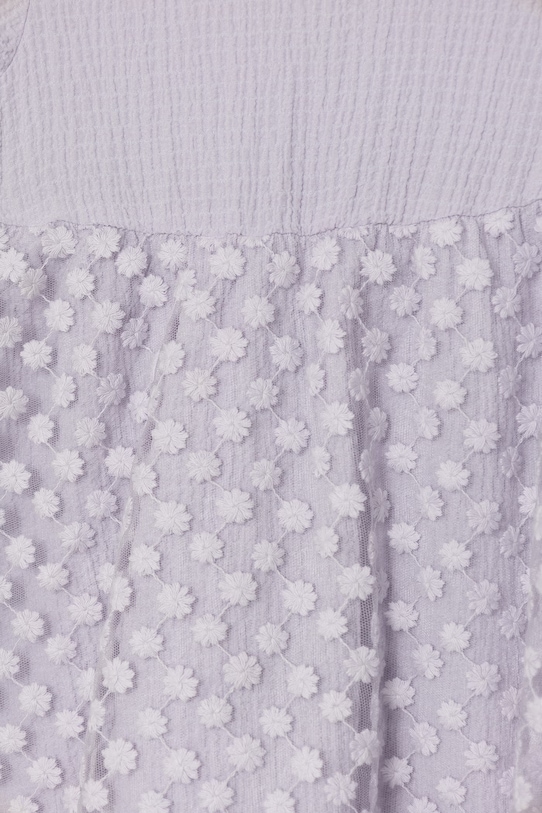 Κοριτσίστικα United Colors of Benetton φόρεμα με βισκόζη 41PTGV02Q.P.Stagionale μωβ