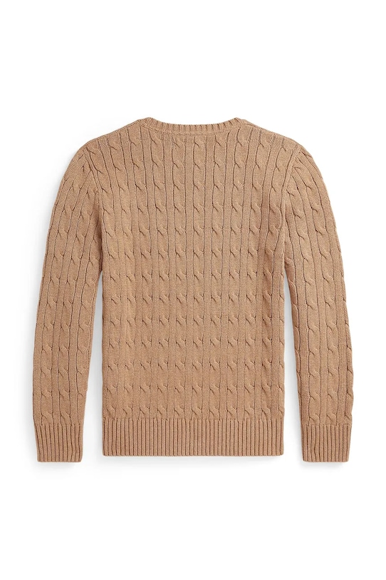 Polo Ralph Lauren sweter bawełniany dziecięcy 323702674504 beżowy SS26