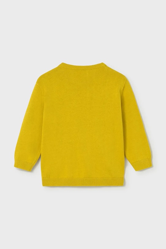 Dječji pamučni pulover Mayoral 303.3B.Baby.PPY2 zlatna SS26