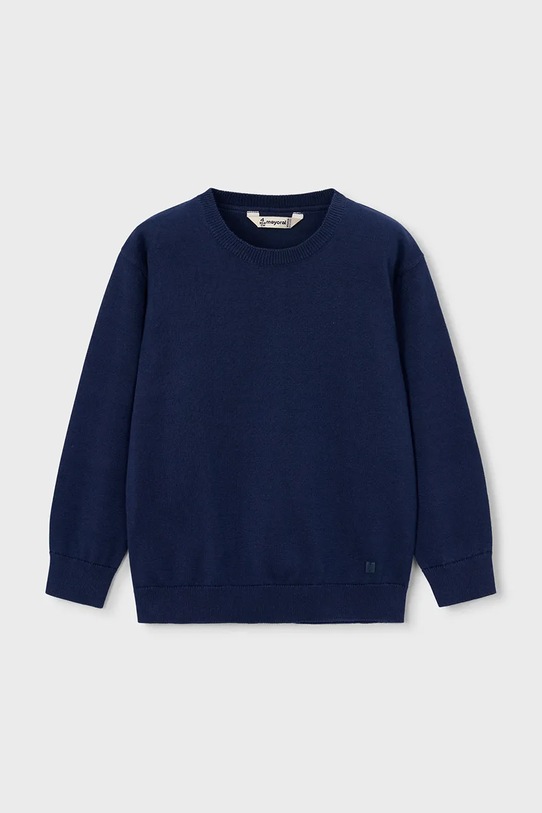 Παιδικό βαμβακερό πουλόβερ Mayoral βαμβάκι σκούρο μπλε 311.5B.Mini.PPY2