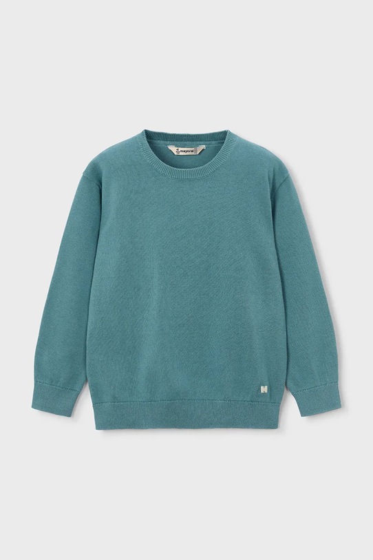 Παιδικό βαμβακερό πουλόβερ Mayoral βαμβάκι τιρκουάζ 311.5B.Mini.PPY2