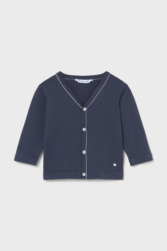 Παιδική βαμβακερή ζακέτα Mayoral βαμβάκι σκούρο μπλε 1310.3A.Baby.PPY2