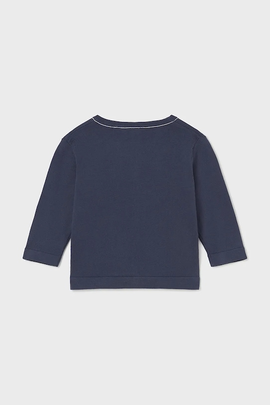 Παιδική βαμβακερή ζακέτα Mayoral 1310.3A.Baby.PPY2 σκούρο μπλε SS26