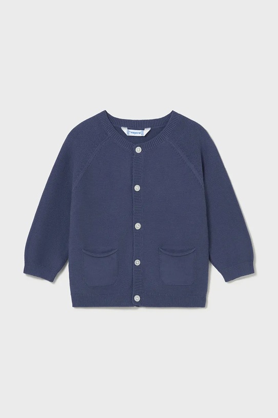 Παιδική βαμβακερή ζακέτα Mayoral βαμβάκι σκούρο μπλε 1311.3B.Baby.PPY2