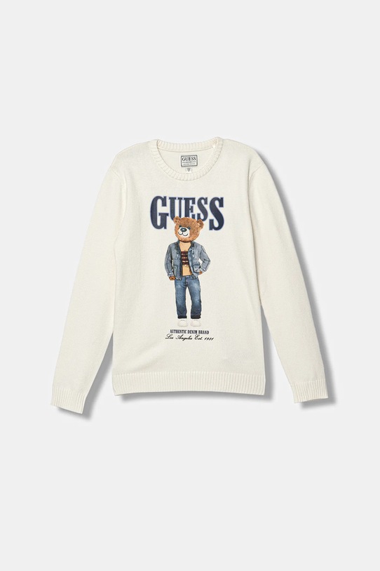 Guess sweter dziecięcy pozostałe biały L6RR04.Z2ZK2.PPY2