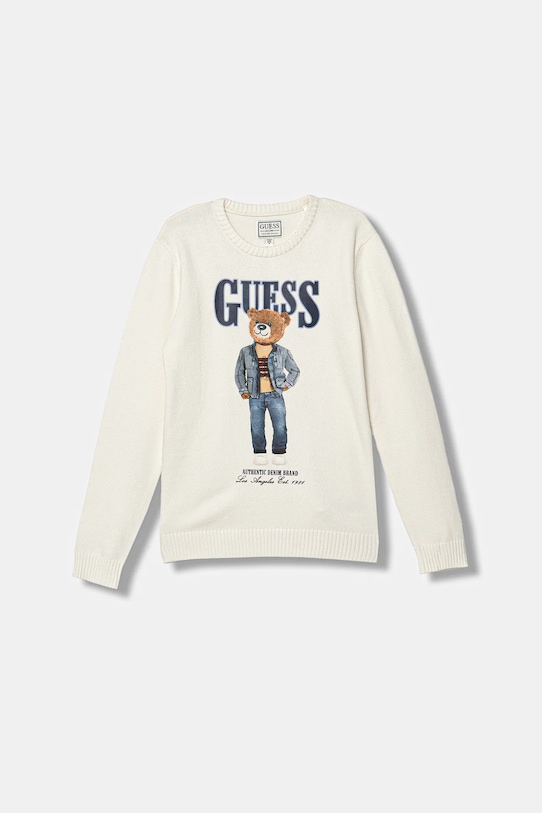 Guess sweter dziecięcy pozostałe biały L6RR04.Z2ZK2.PPY2