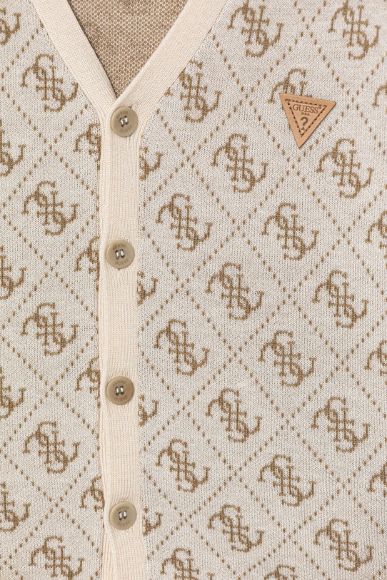 Chłopiec Guess kardigan z domieszką wełny dziecięcy L6RR12.Z3OE2.PPY2 beżowy