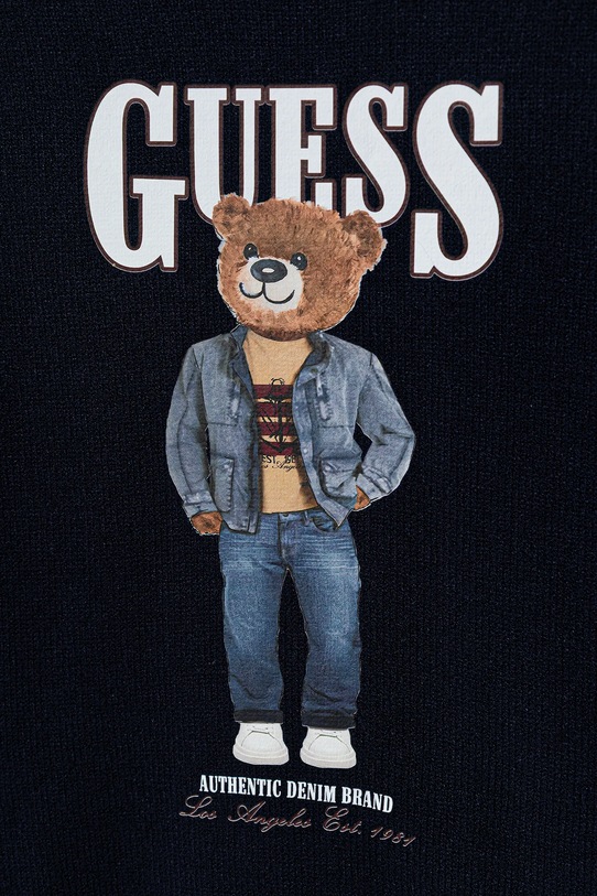 Chłopiec Guess sweter dziecięcy N6RR01.Z2ZK2.PPY2 granatowy