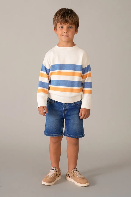 Παιδικό βαμβακερό πουλόβερ Mayoral 3378.5E.Mini.PPY2