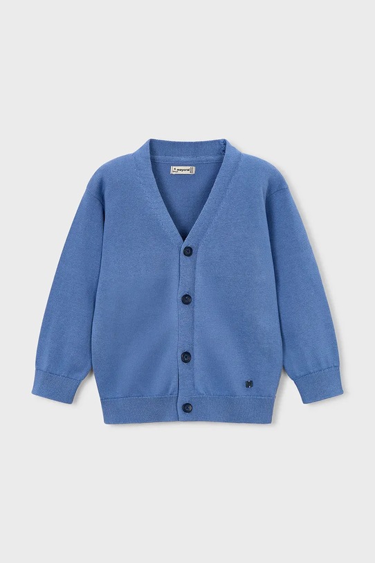 Dječji pamučni kardigan Mayoral 3381.5A.Mini.PPY2 plava SS26