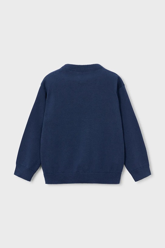 Mayoral kardigan bawełniany dziecięcy 3381.5A.Mini.PPY2 granatowy SS26