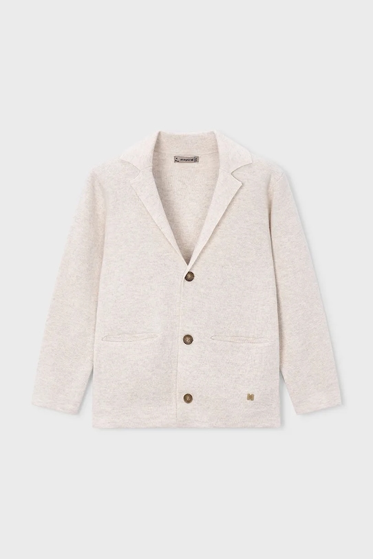 Otroška bombažna jopica Mayoral Tanka bež 3436.5A.Mini.PPY2