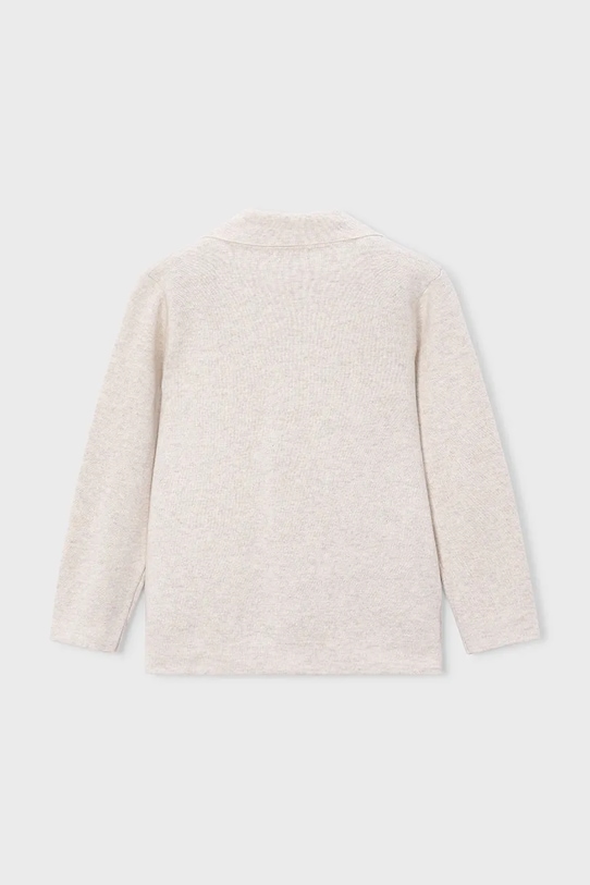 Otroška bombažna jopica Mayoral 3436.5A.Mini.PPY2 bež SS26