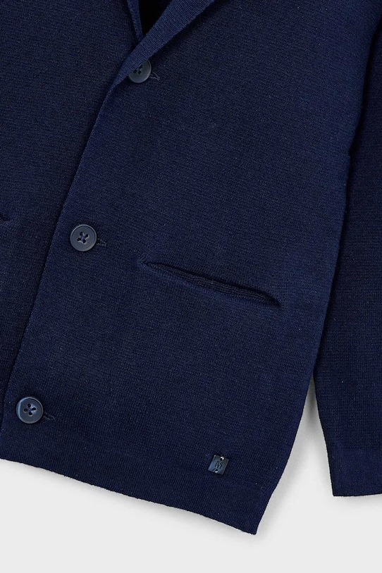 Παιδική βαμβακερή ζακέτα Mayoral σκούρο μπλε 3436.5A.Mini.PPY2