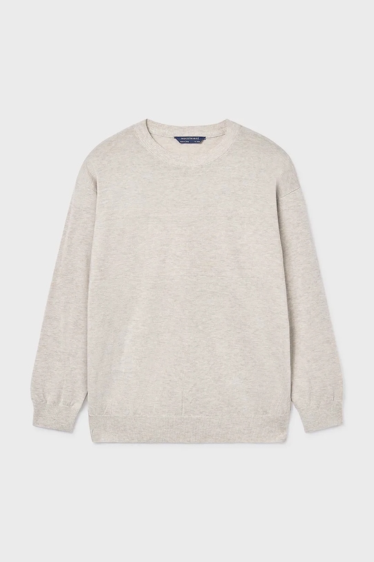Otroški bombažen pulover Mayoral 6356.7A.Junior.PPY2 bež SS26