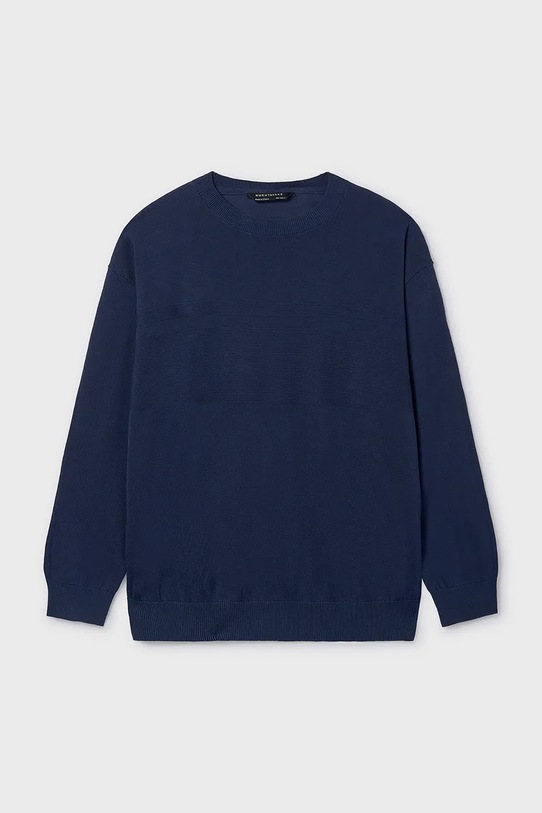 Mayoral sweter bawełniany dziecięcy bawełna granatowy 6356.7A.Junior.PPY2