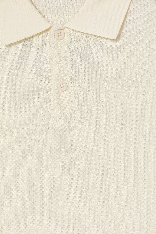 Chłopiec Emporio Armani polo swetrowe damskie z wiskozą EB001222.AF23412 beżowy