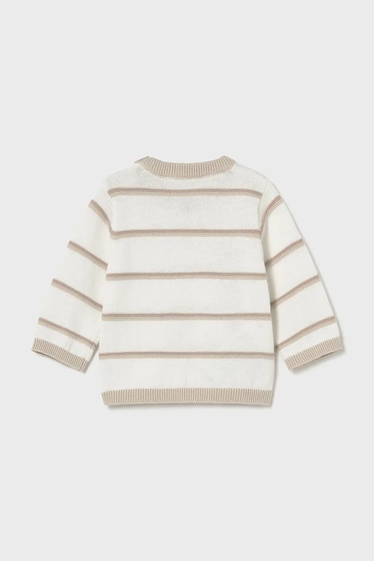 Mayoral Newborn sweter bawełniany dziecięcy 1302.1M.Newborn.PPY2 beżowy SS26