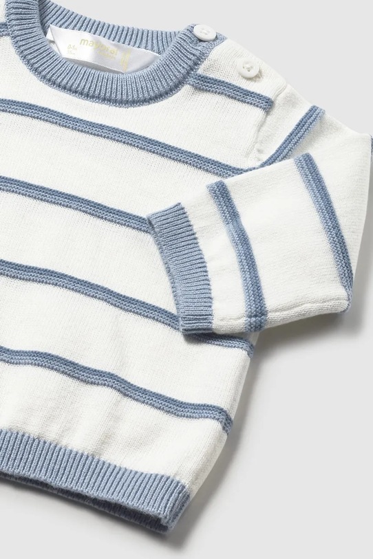 Mayoral Newborn sweter bawełniany dziecięcy niebieski 1302.1M.Newborn.PPY2