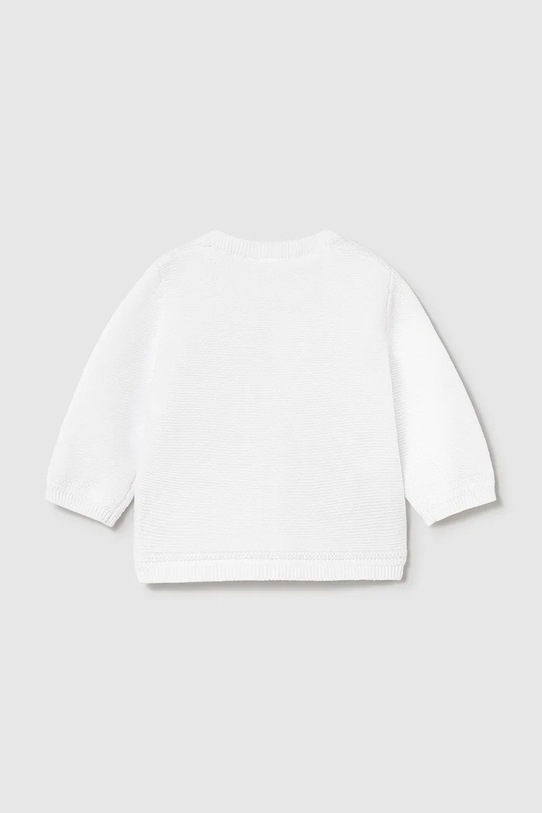 Mayoral Newborn kardigan bawełniany dziecięcy 1303.1B.Newborn.PPY2 biały SS26