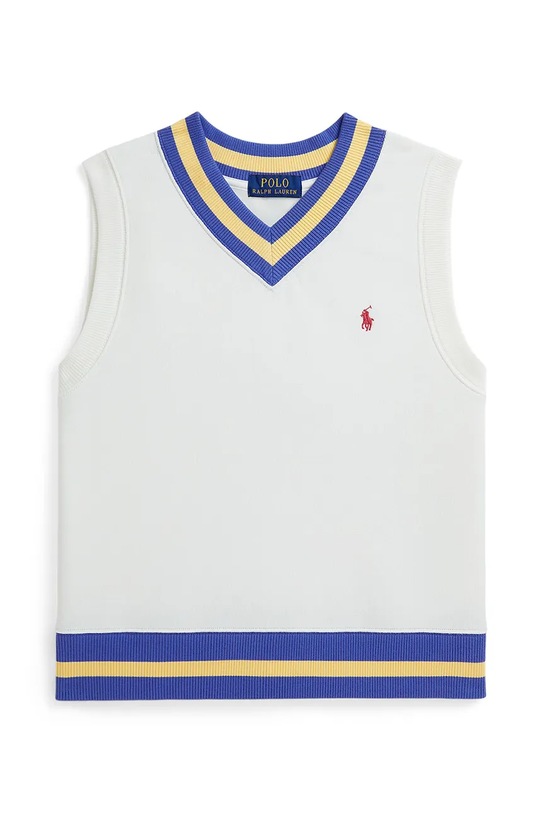 Polo Ralph Lauren kamizelka dziecięca aplikacja biały 323A12303001