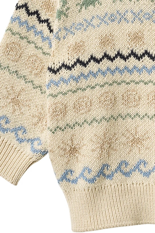 Wheat sweter bawełniany niemowlęcy beżowy 6532.560.GOTS