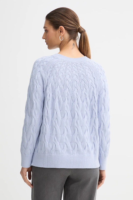 Odzież Calvin Klein Jeans sweter bawełniany LV044E301G niebieski