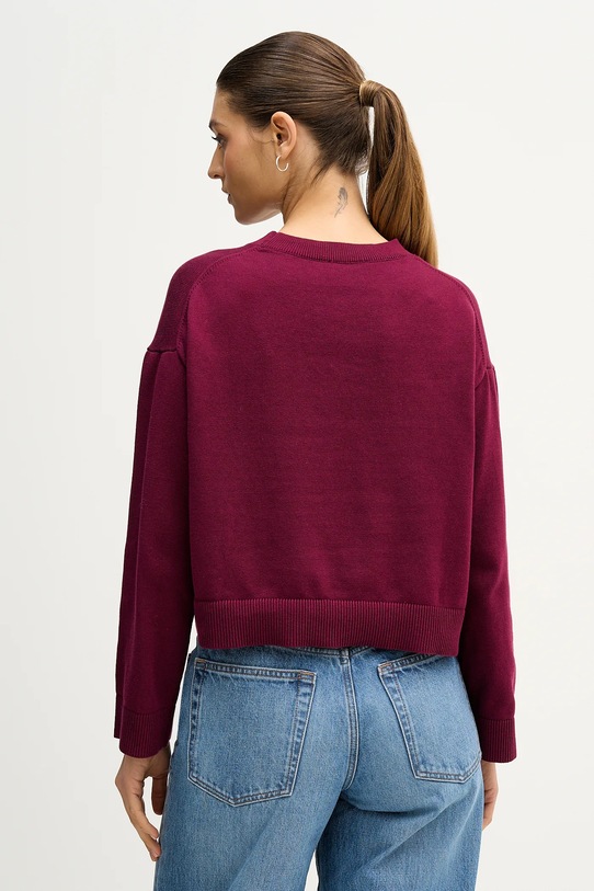 Odzież Calvin Klein Jeans sweter bawełniany LV047E304G różowy