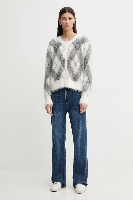 Calvin Klein Jeans kardigan LV044E317G szary SS26