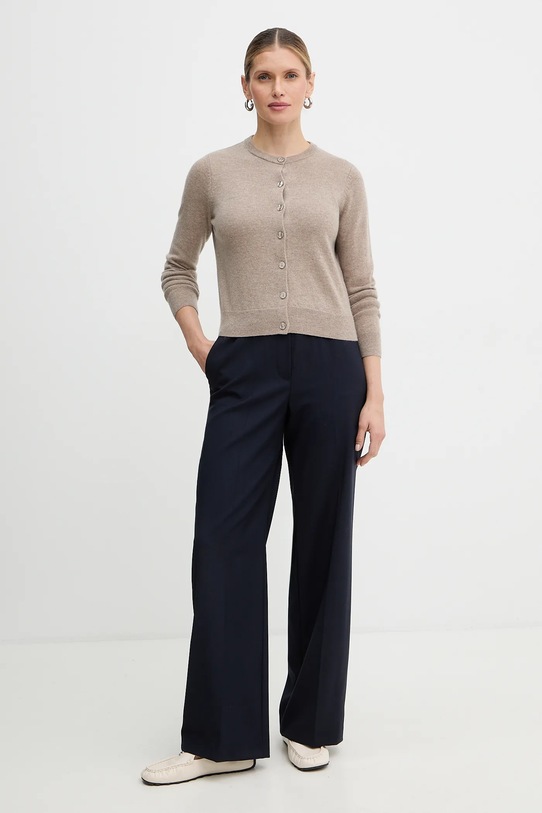 Weekend Max Mara kardigan wełniany NEBBIA 2615341021600 beżowy SS26